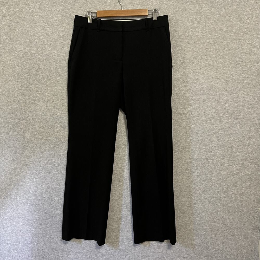 Ann Taylor Pants Womens‎ 8 Black Straight Trouser Dress Career Work Minimalist